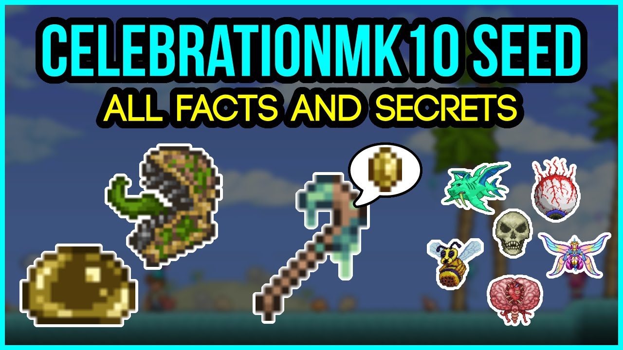 Terraria 1.4.2.3 - Everything About 10th Anniversary Secret World Seed
