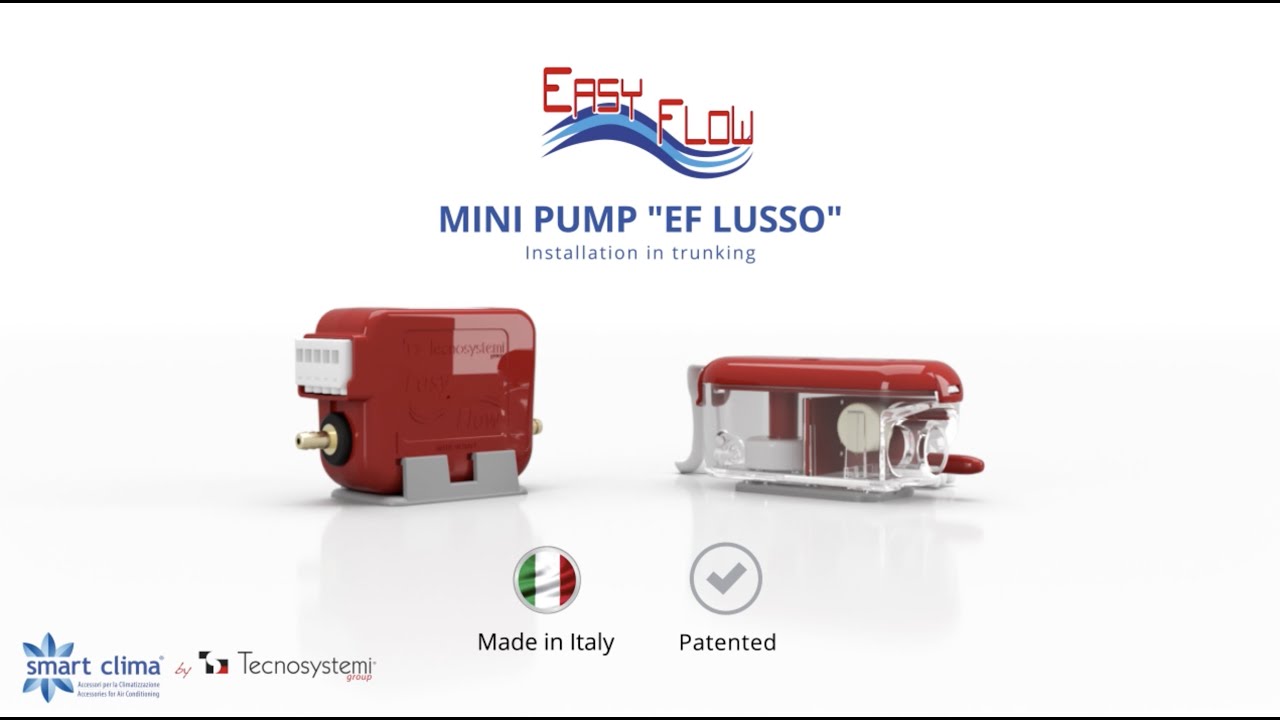Mini pump EASY FLOW LUSSO_2 in trunking by Tecnosystemi