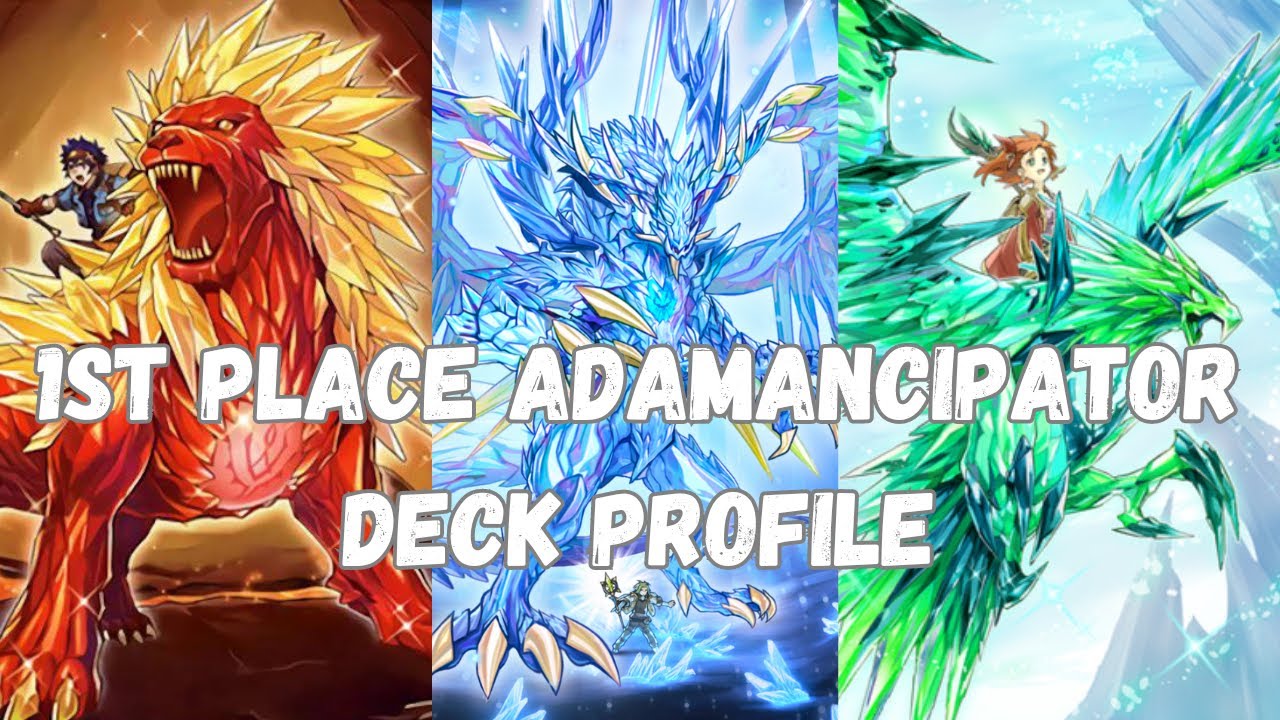 Yugioh! First Place Adamancipator Deck Profile | The Best Deck Everyone Forgot About!