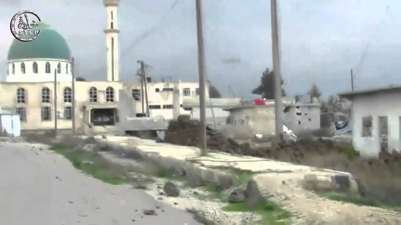 خطوة || جولة في بلدة مسحرة المحررة بريف القنيطرة و رصد اثار الدمار بها 2 12 2014
