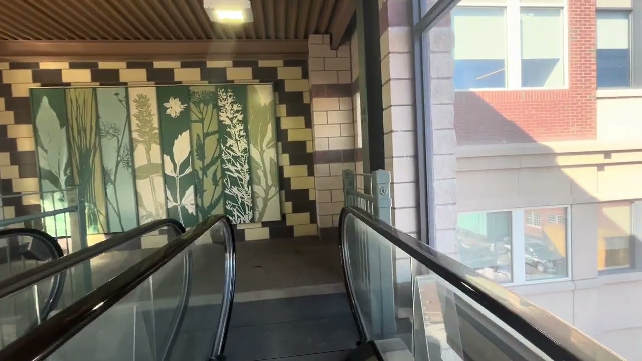 The Schindler escalators at the West Hartford Memorial parking garage ￼￼