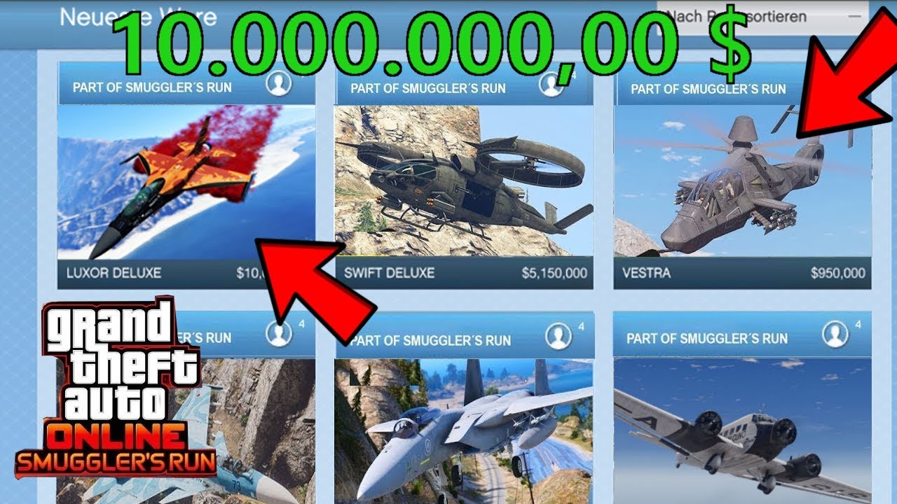 75.000.000,00 $ ALLES KAUFEN NEUES DLC! SMUGGLERS RUN!