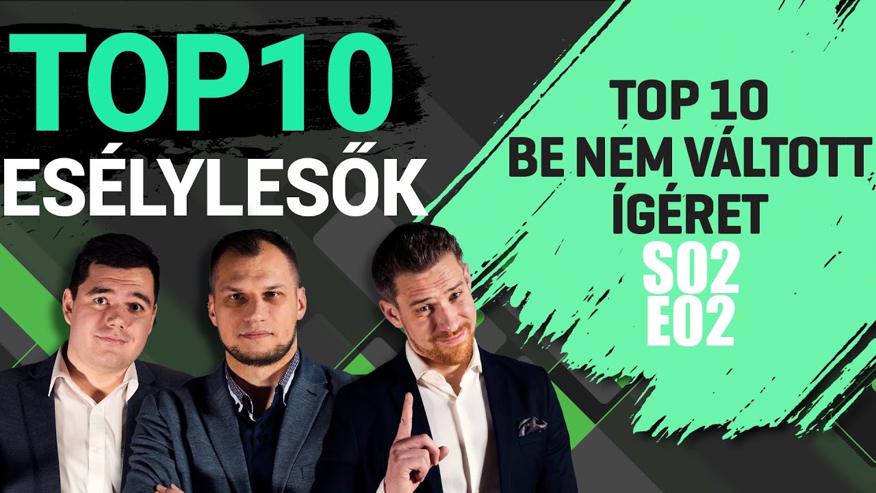 10 játékos, akik nem váltották be a hozzájuk fűzött reményeket | Esélylesők TOP 10 | S02E02 | Unibet