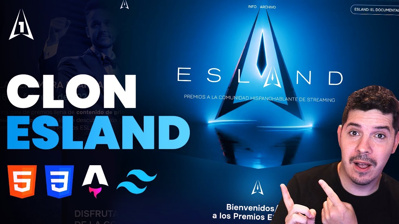 Creando el Sitio Web de los PREMIOS ESLAND - HTML, CSS, Astro y TailwindCSS (Educativo)