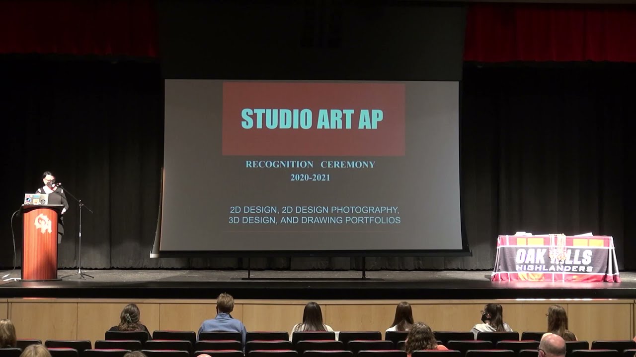2021 OHHS Studio Art AP Exhibition/Recognition and National Art Honor Society Induction Ceremony