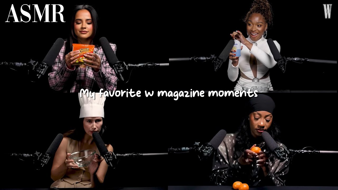 My Favorite Celebrity ASMR Moments (W Magazine Food Edition) Part 9