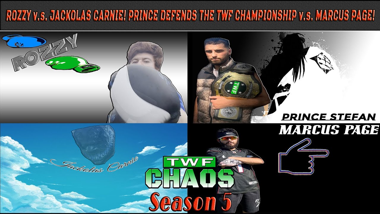 Rozzy v.s. Carnie + Prince v.s. Marcus Page! TWF Championship Match On Chaos! (TWF CHAOS #34)