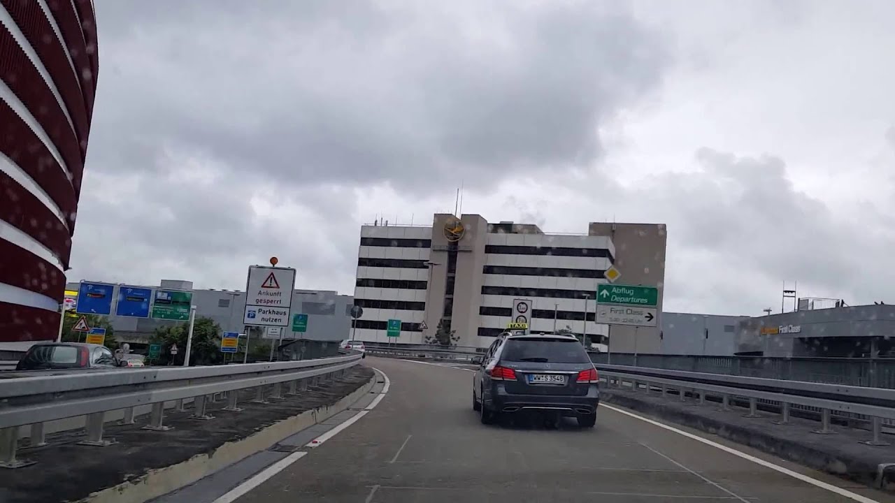 Провожаю семью в США. Часть 1. Дорога в аэропорт Франкфурт.