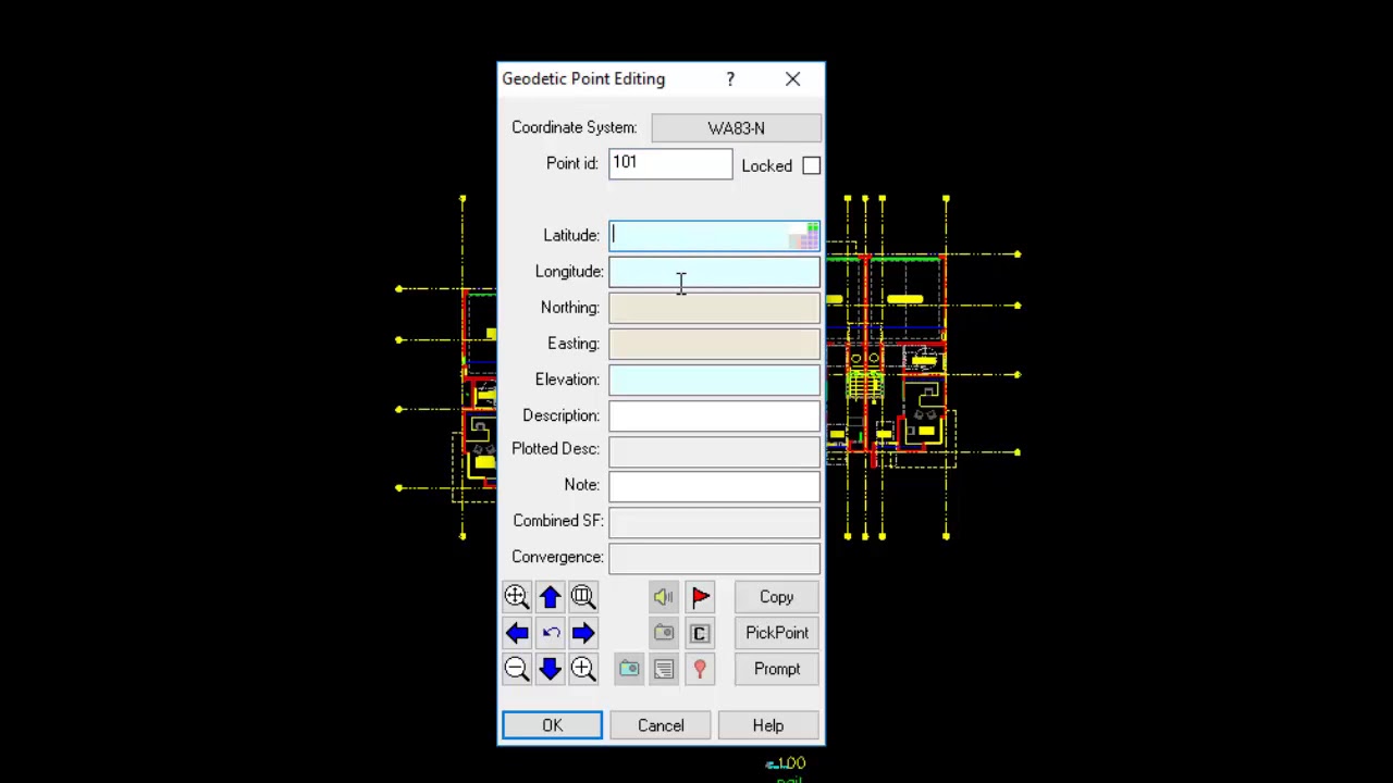 Adding Single Points in MicroSurvey CAD