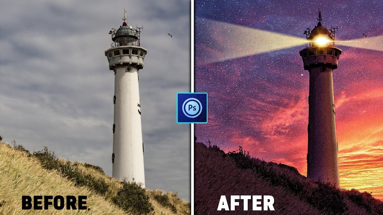 PS Touch Tutorial - Turn DAY to NIGHT in ps touch/android