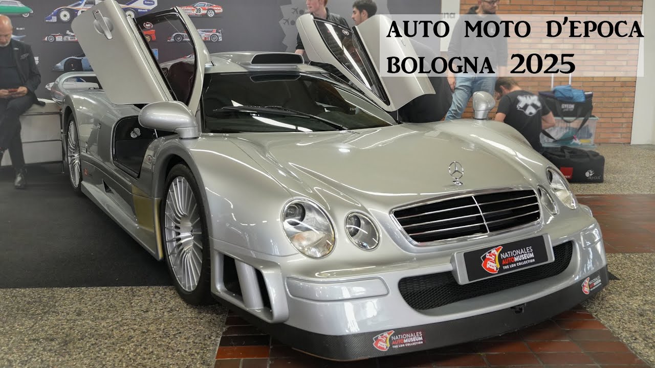 Auto Moto d'Epoca Bologna 2025 -2: CLK GTR, Huayra R, 499P, Zonda R, Zonda HP, F50, Colani Ford...