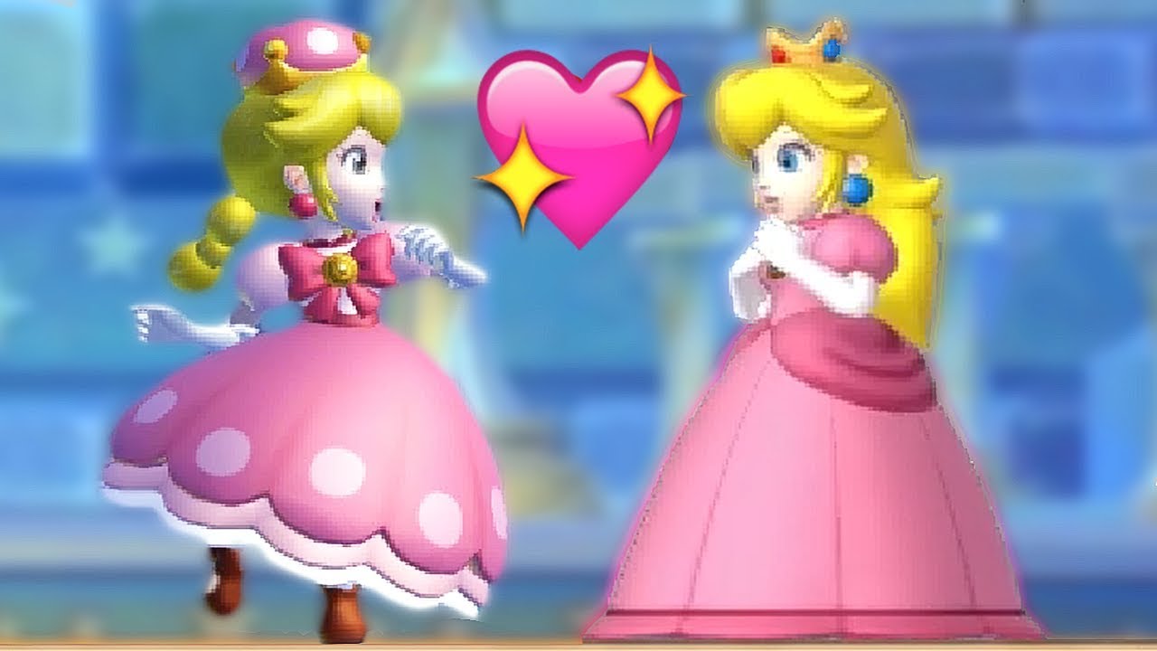 All Endings in New Super Mario Bros U Deluxe - Mario Luigi Peachette (All Characters & Reactions)