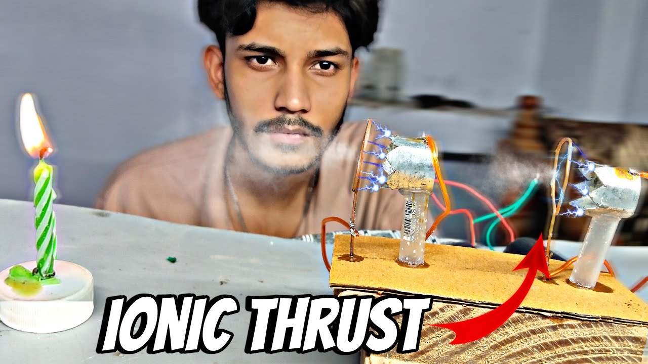 How to make High Voltage Ionic Thruster || Electronic Science Project