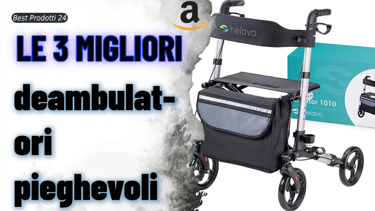 ➤ Le 3 migliori deambulatori pieghevoli ✓