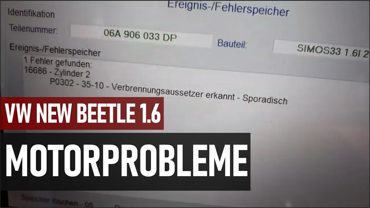 VW New Beetle 1.6 | Zündprobleme / Zündkerzen defekt? #cars #tutorial #diy