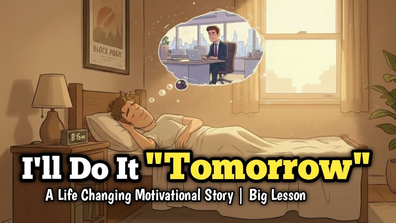 I’ll Do It Tomorrow | How You Think About Procrastination | Life lesson | Motivational Story 