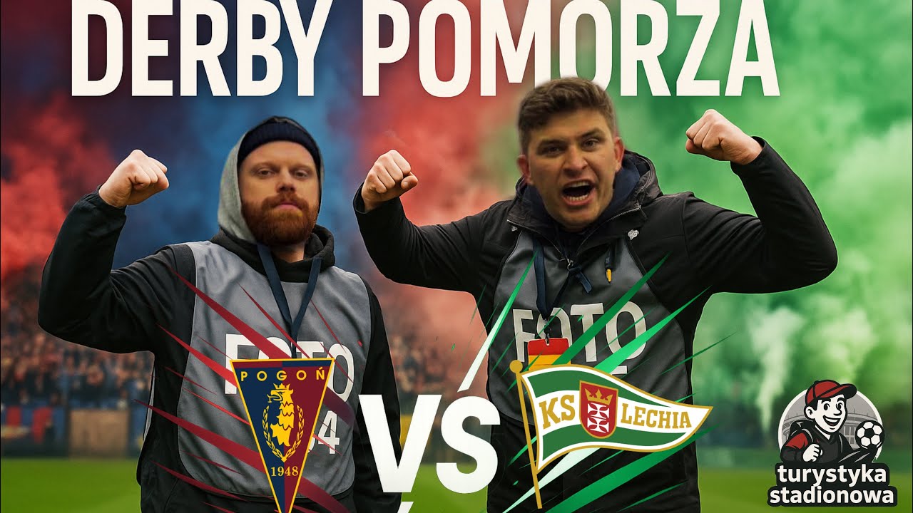 Derby Pomorza🔥Graffiti na sektorze gości i piekło na trybunach | Pogoń Szczecin – Lechia Gdańsk