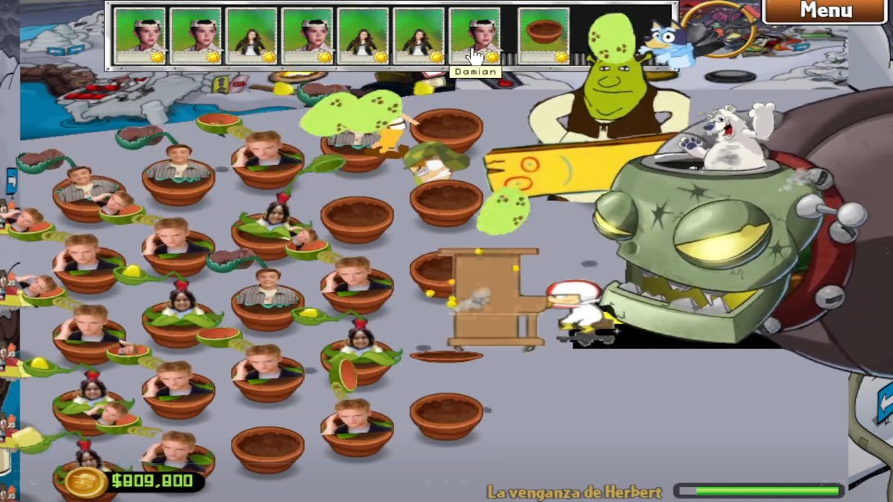 Plants vs Zombies Mod Live Actions Vs. Cartoons V4 #1 - Dr.Zomboss's Revenger