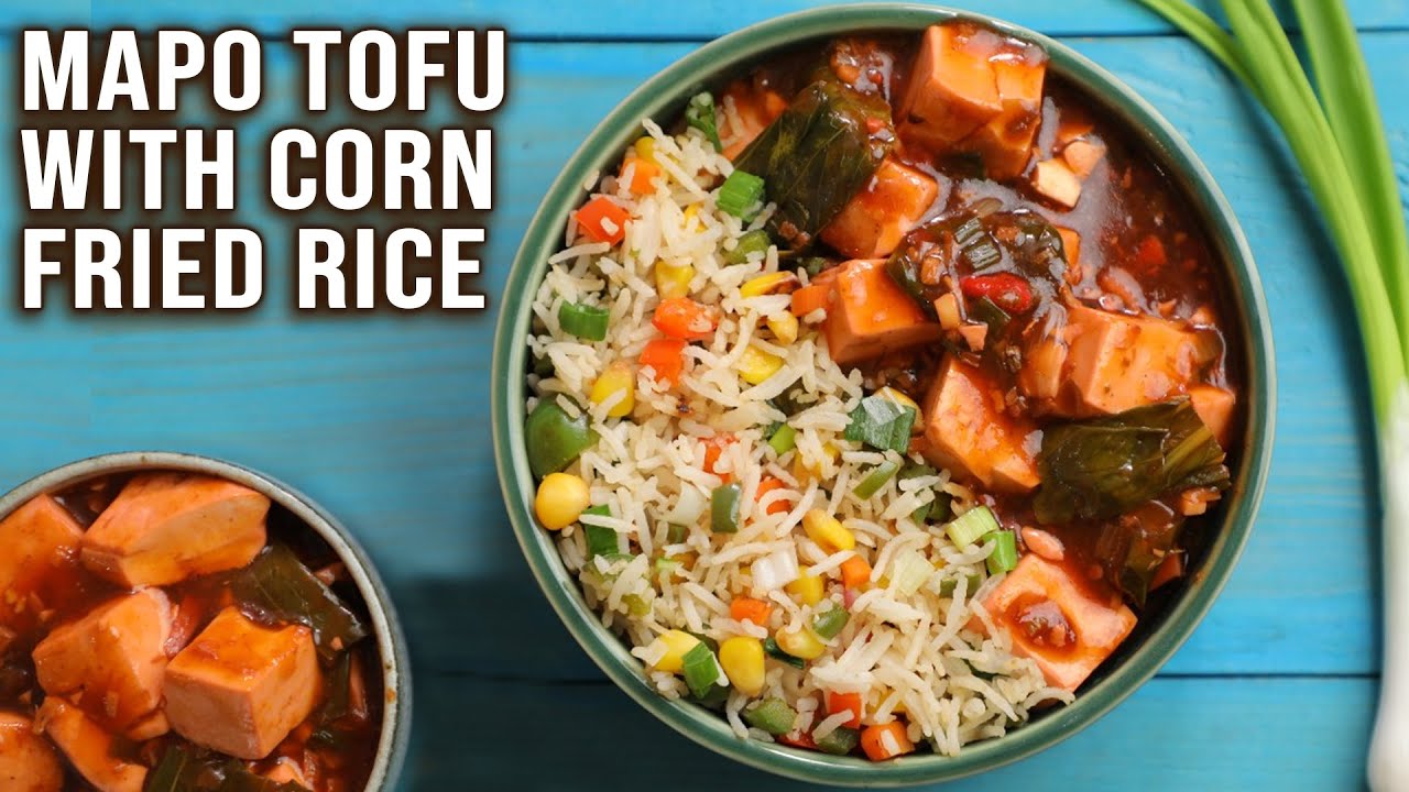 Tasty Lunchbox Meal: Mapo Tofu with Corn Fried Rice Recipe | Tofu Rice Bowl Recipes | Chinese Sides