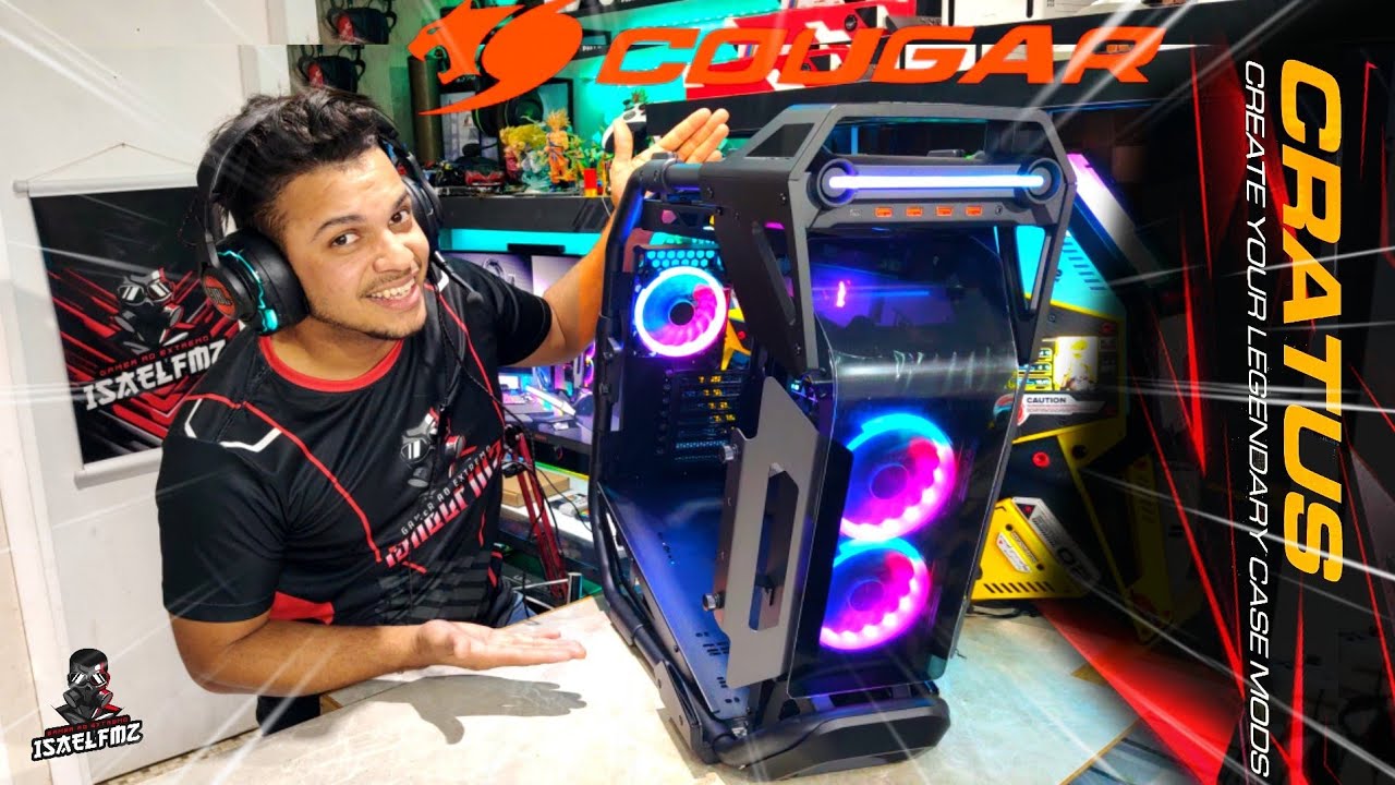 COUGAR CRATUS gabinete Gamer Gigantesco para fazer um full setup.