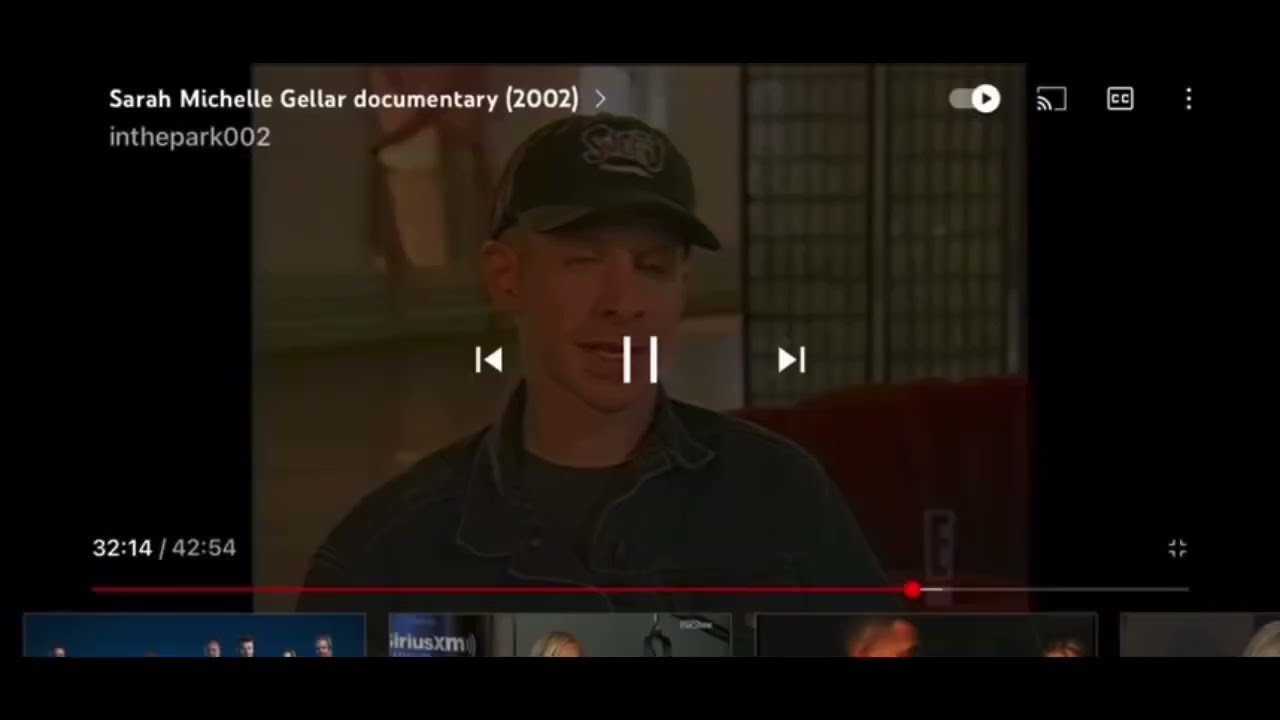 Sarah Michelle Gellar protecting her cast members on the Buffy set for 5 min
