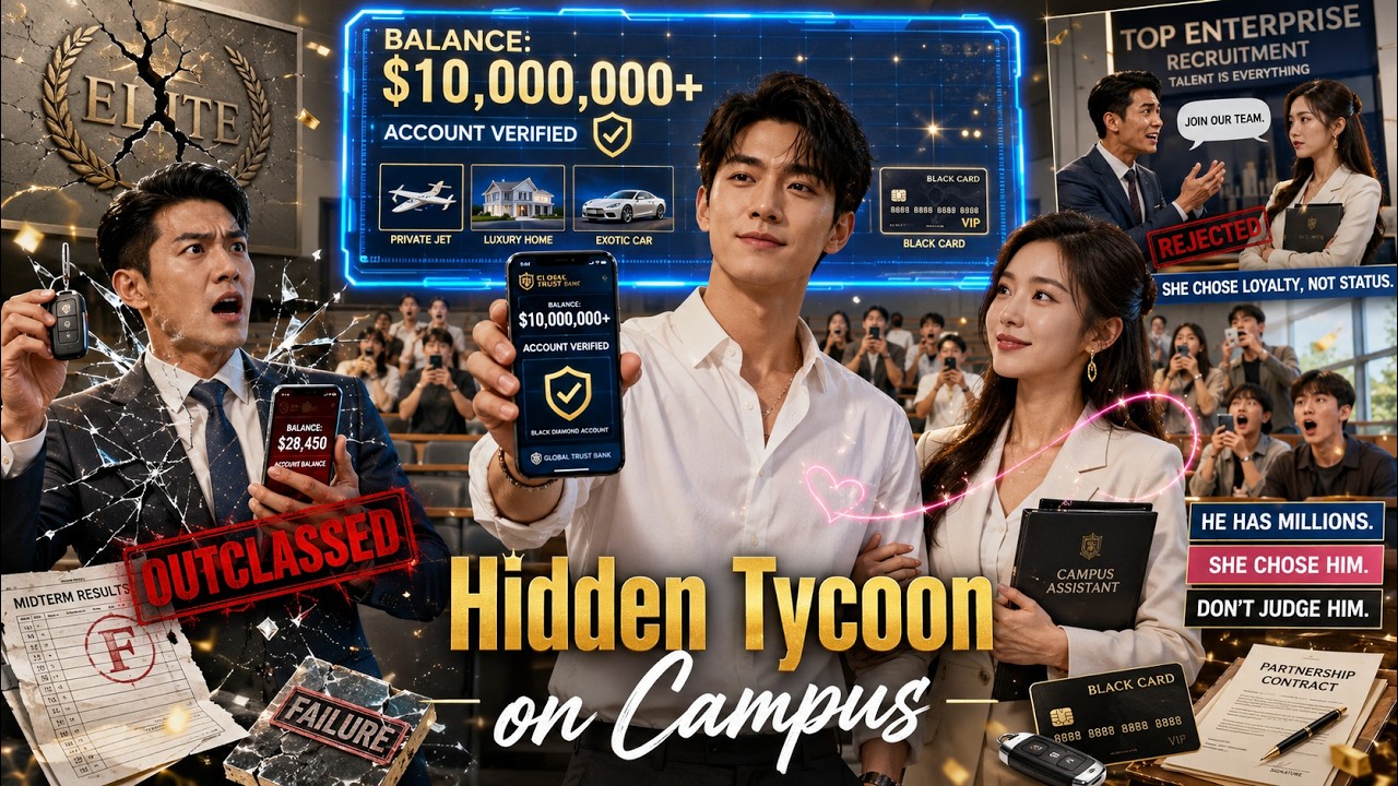 Mocked as a Failing Student&mdash;Until His Trillionaire Identity Was Exposed!【Hidden Tycoon on Campus】
