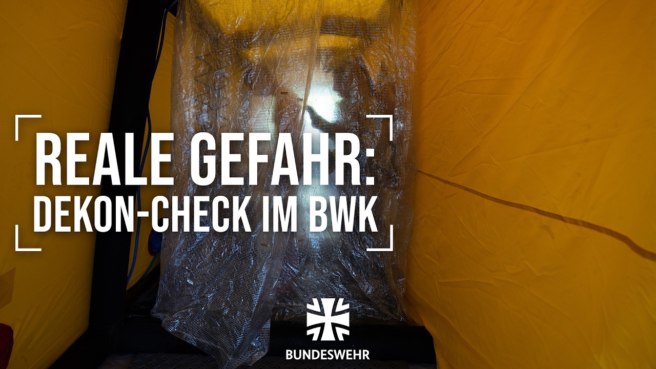 Vergiftet und verseucht! Wie das Bundeswehrkrankenhaus Leben rettet | Dekontamination im Einsatz