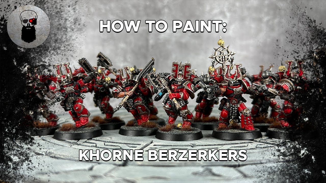Contrast+ How to Paint: New Khorne Berzerkers