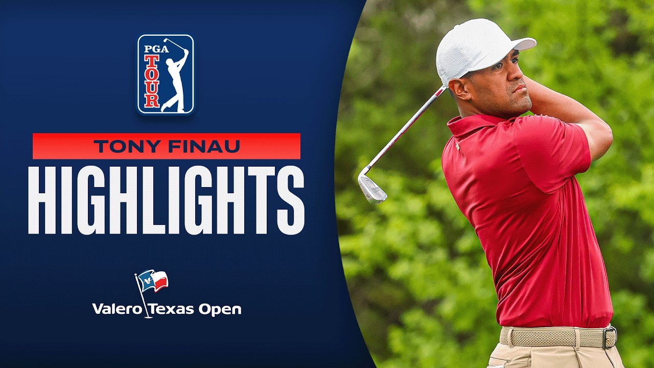 Tony Finau shoots 6-under 66 in final push for the Masters | Round 1 | Valero Texas Open | 2026