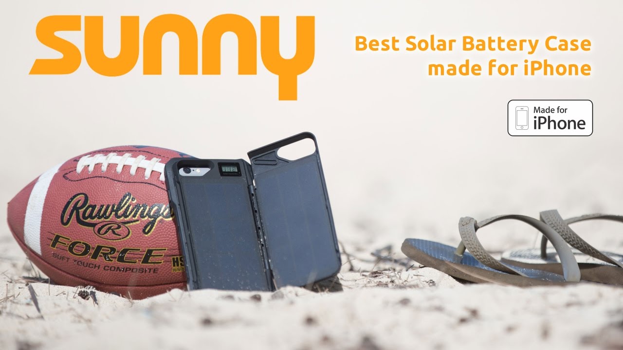 SUNNY - The best Solar Battery Case for iPhone 7 & iPhone 6/6S