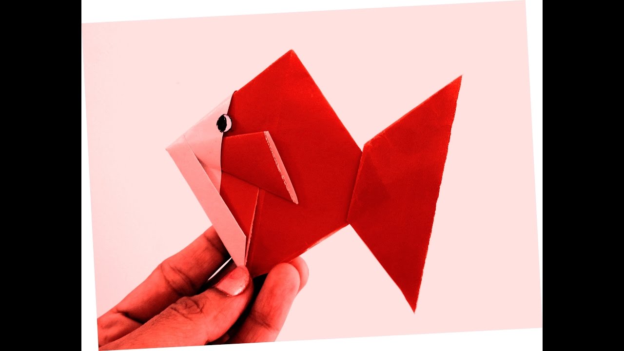 How to make a Paper Goldfish .... (Paper Fish Tutorial)