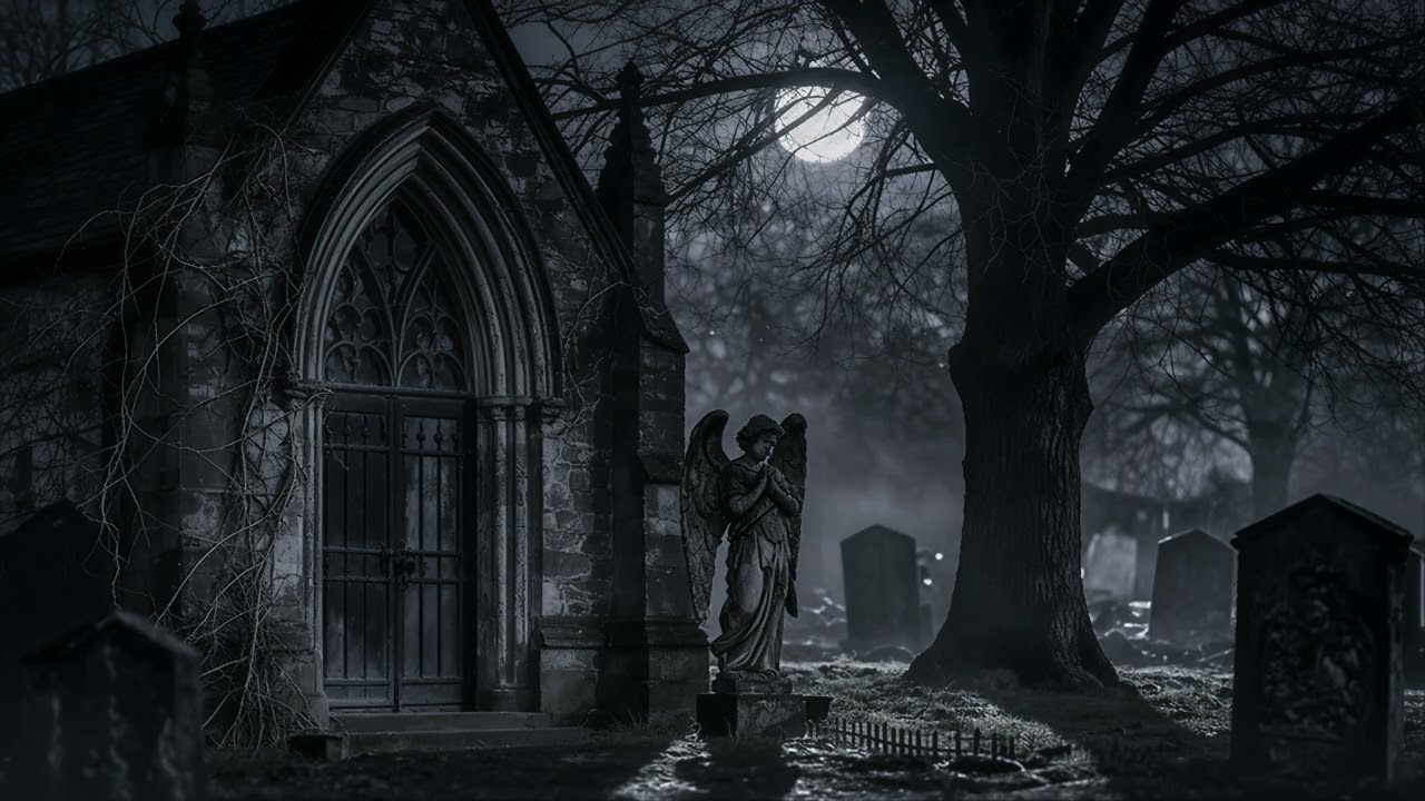 𝑻𝒉𝒆 𝑯𝒐𝒍𝒍𝒐𝒘 𝒐𝒇 𝑵𝒊𝒈𝒉𝒕 | Dark Academia Graveyard Instrumental | Moonlit Gothic Ambience
