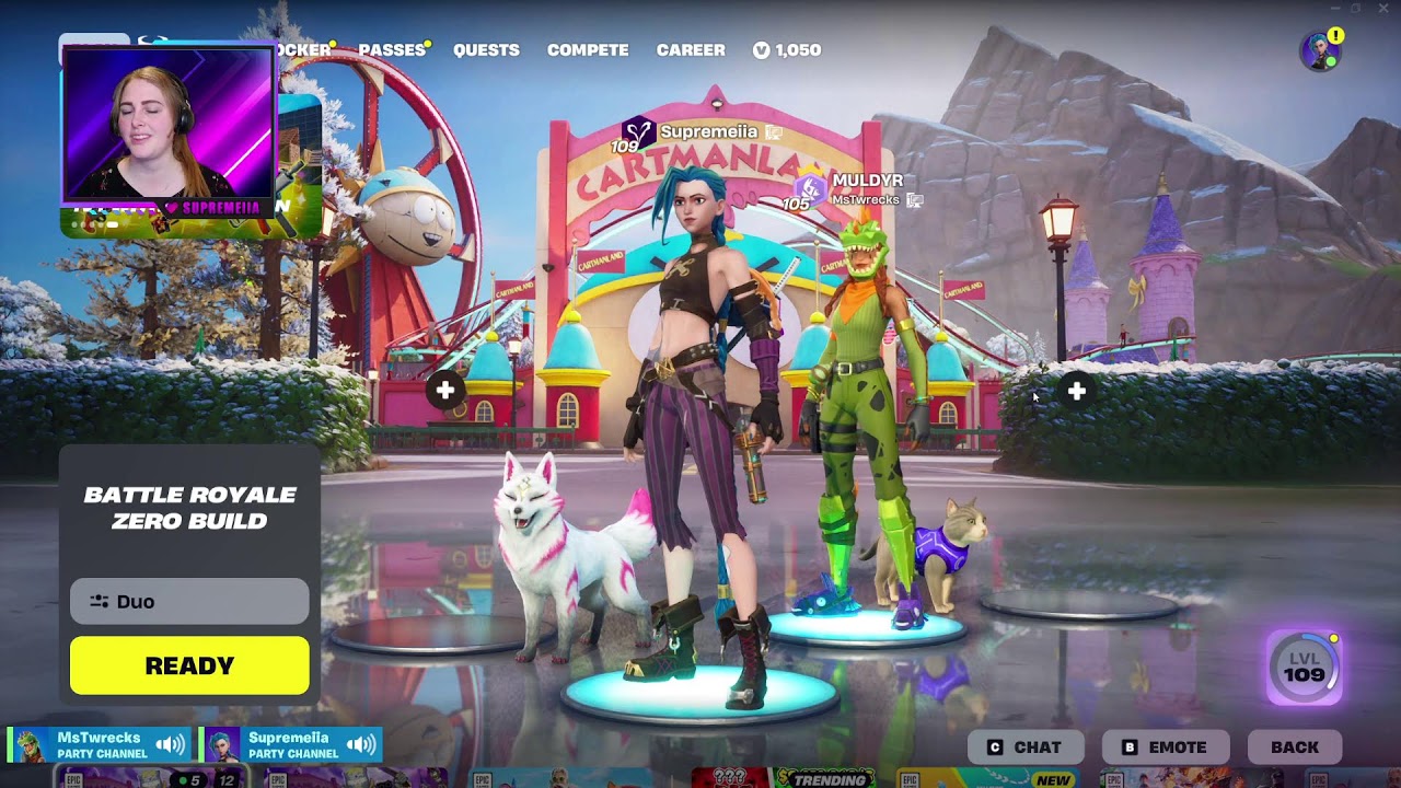 Vi gamer fortnite 💜🎮