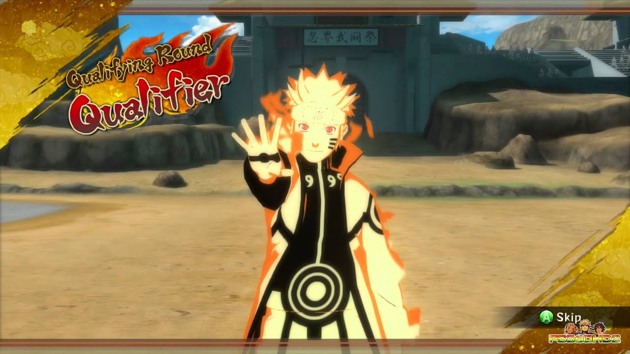 Naruto Shippuden Ultimate Ninja Storm Revolution - Ninja World Tournament D-Rank (Walkthrough Pt1)