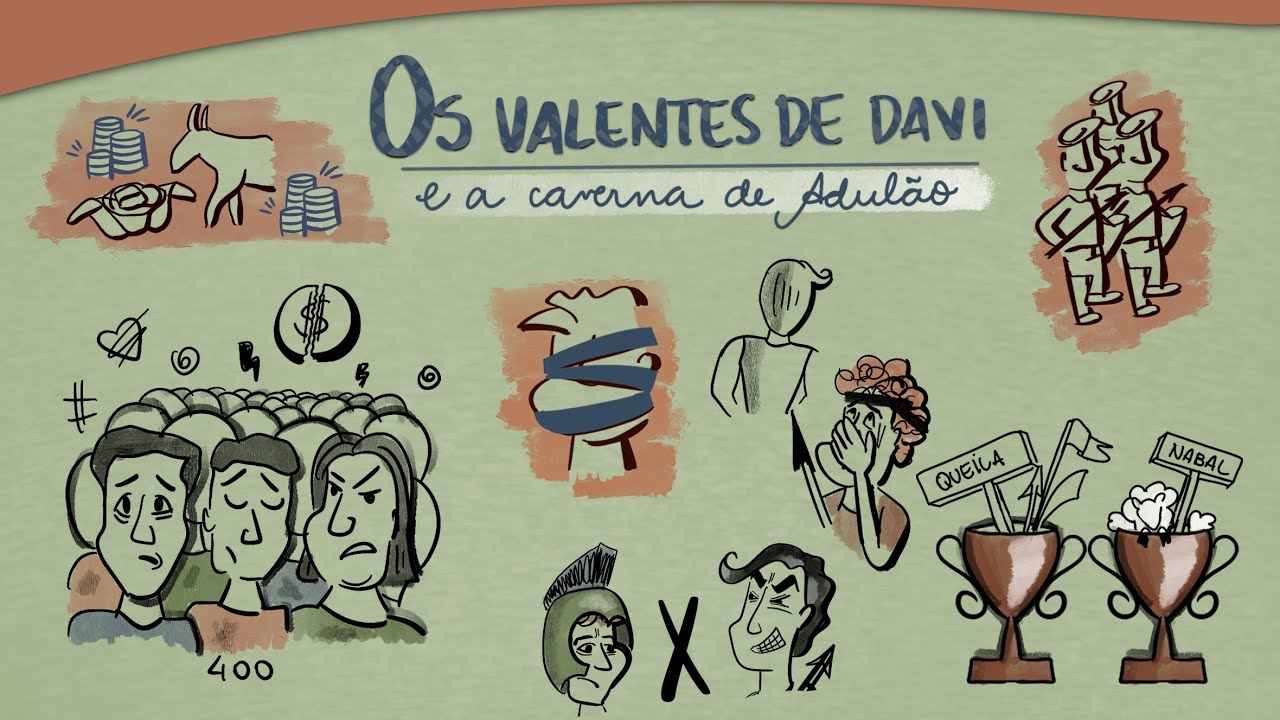 Os Valentes de Davi e a Caverna de Adulão - Aplicativo da Bíblia