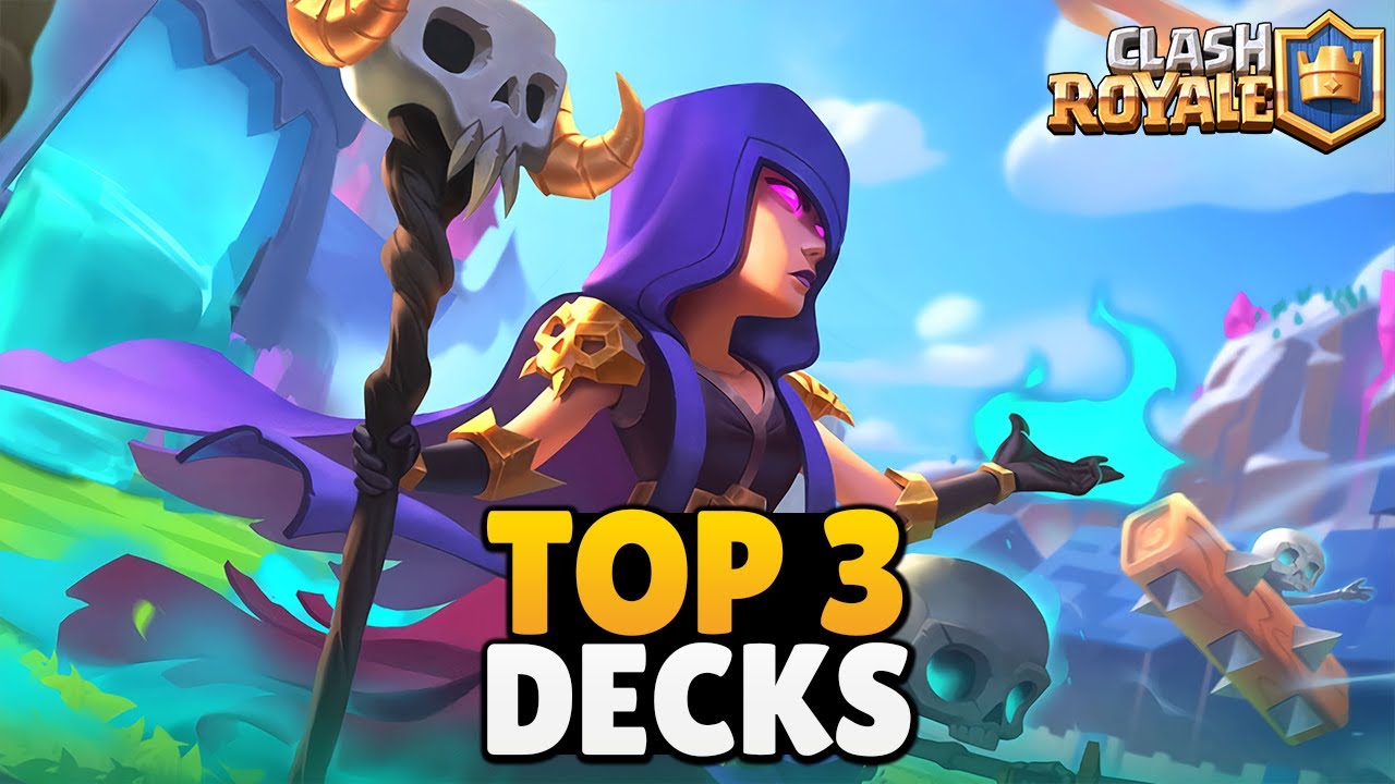 TOP 3 MELHORES DECKS DE BRUXA DO CLASH ROYALE! #2