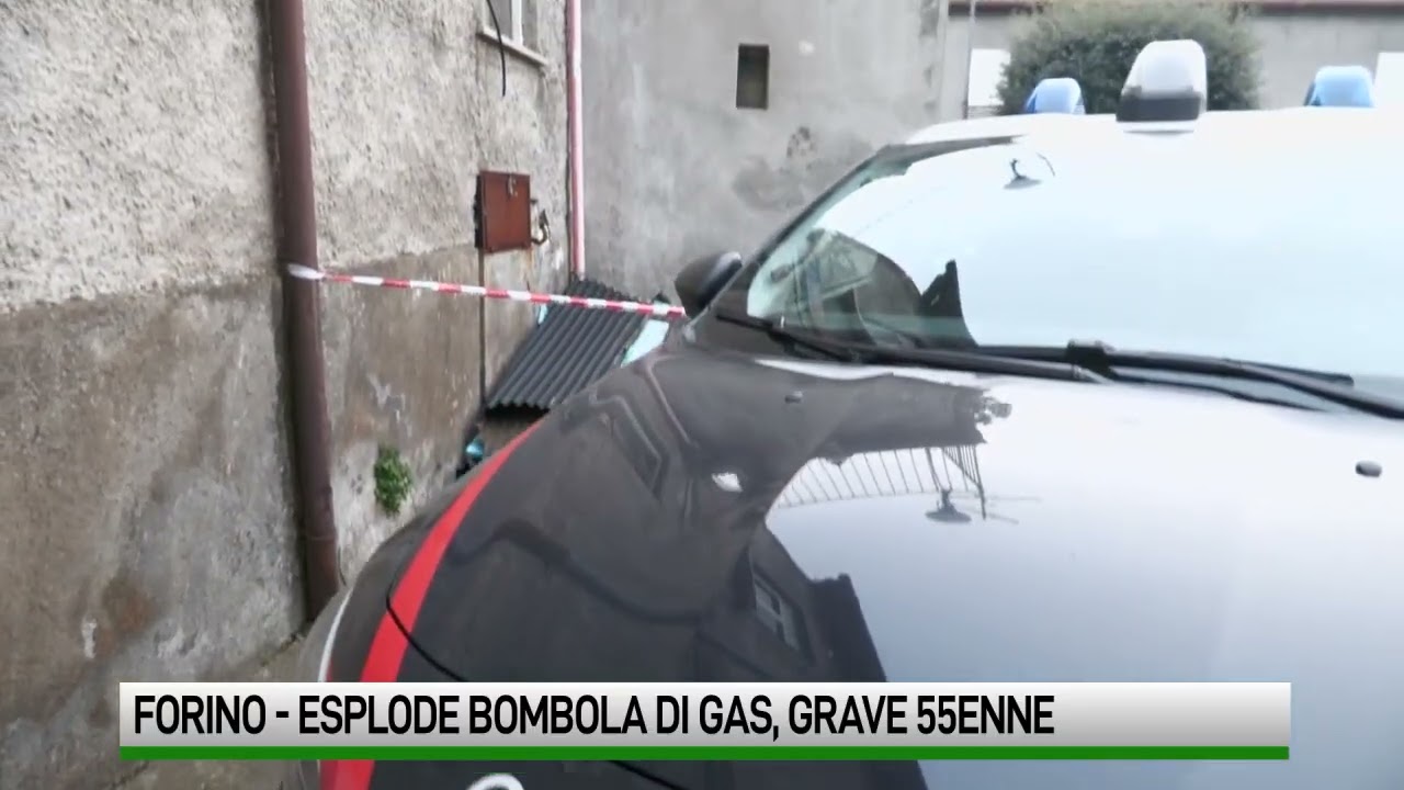 Forino. Esplode bombola di gas, grave 55enne