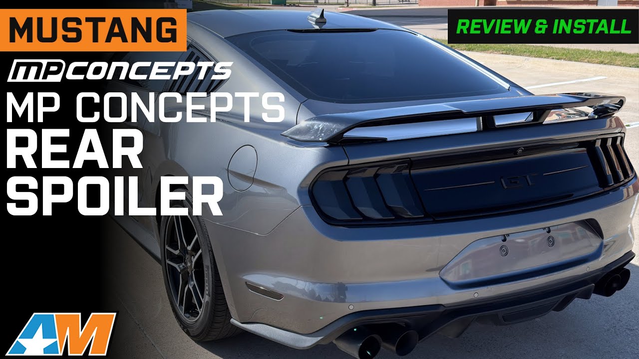 2015-2023 Mustang MP Concepts Performance Pack Style Rear Spoiler Review & Install