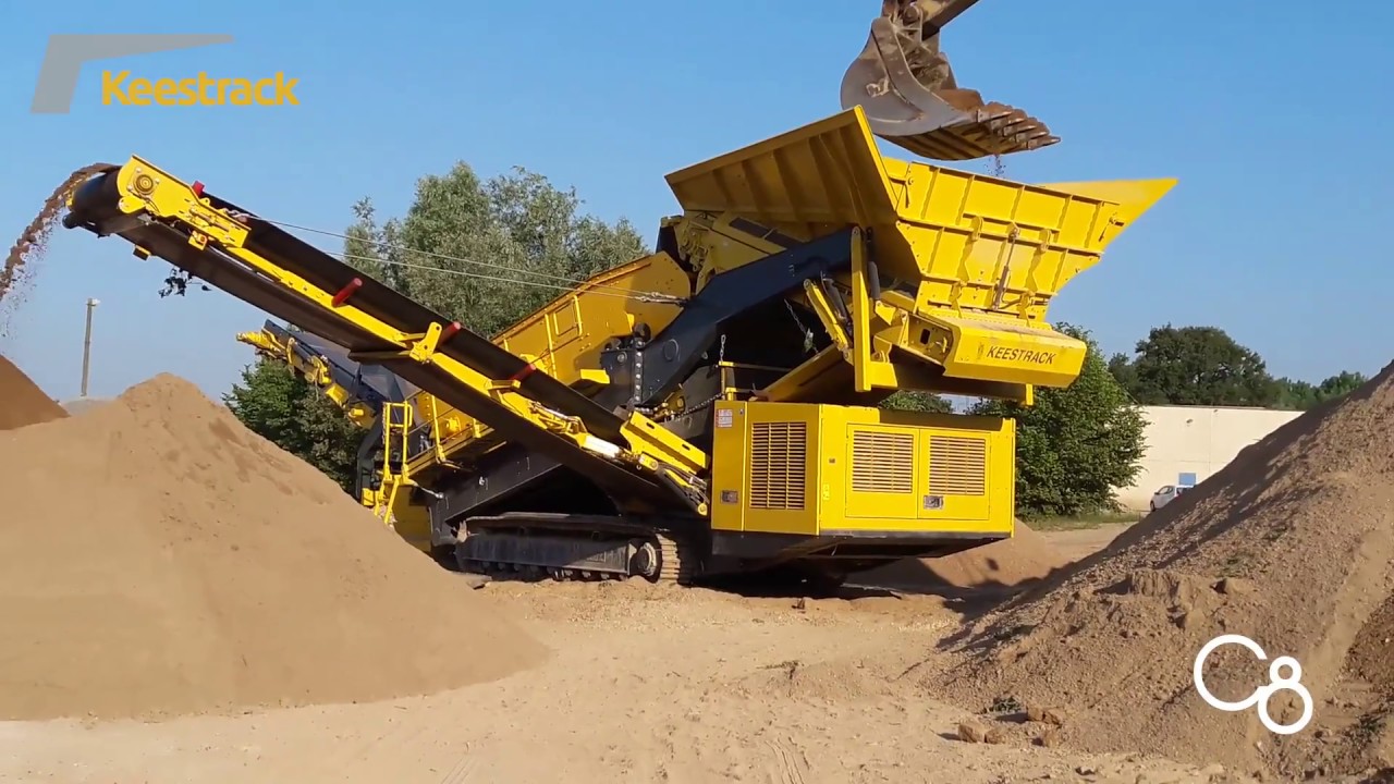 Keestrack K8, the giant classifier with flip flow screen