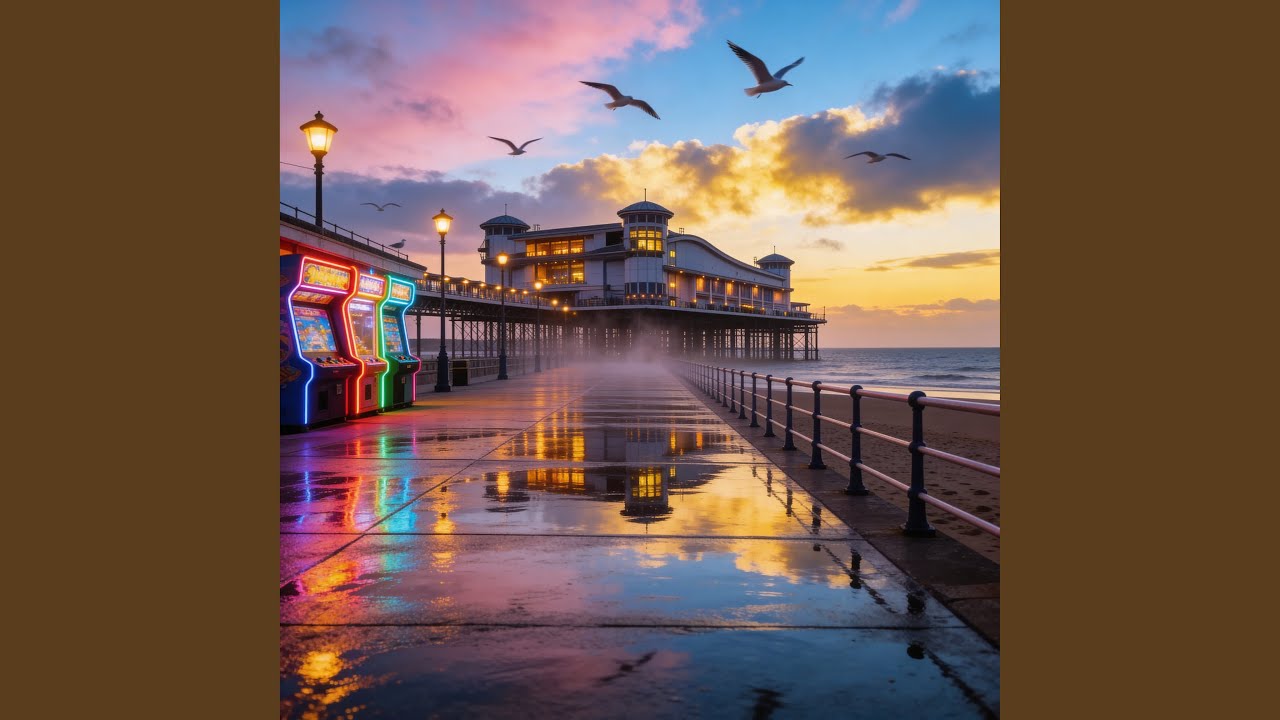 Seaside town on a Tuesday night