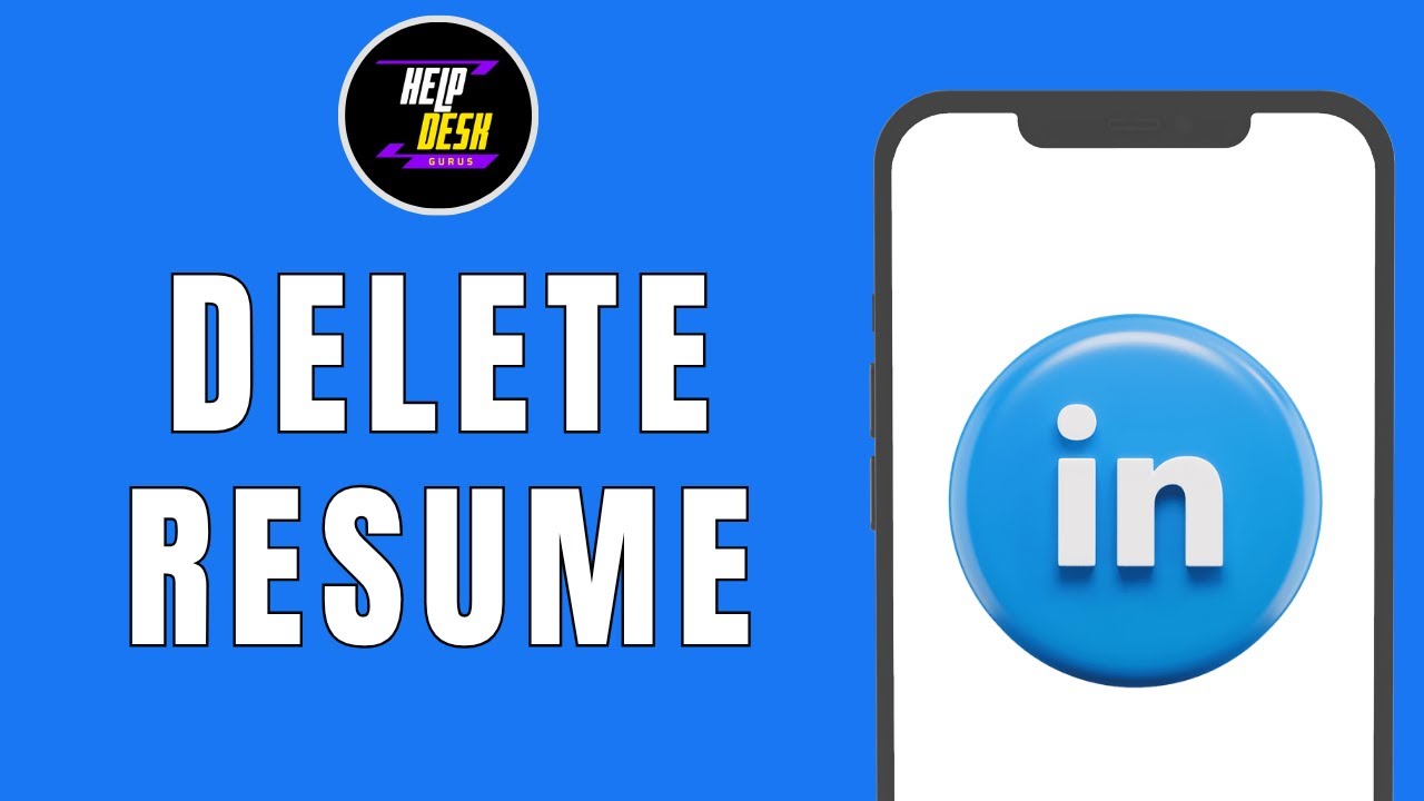 How To Delete Resume In LinkedIn