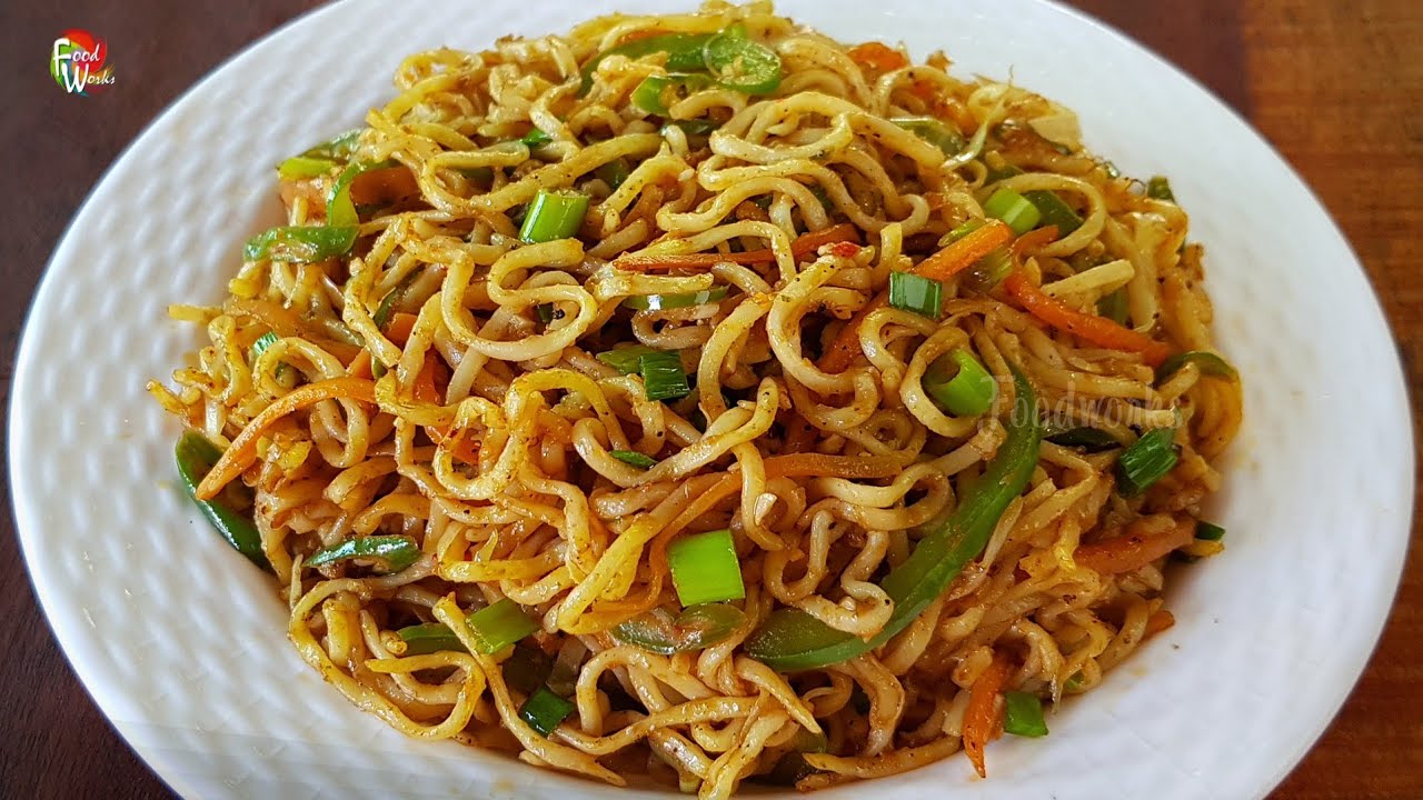 Chinese style maggi | Instant noodles recipe | Vegetable masala maggi | Ramen noodles | Foodworks |