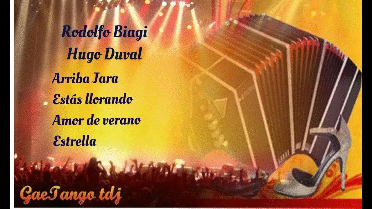 Tanda di tango  Rodolfo Biagi Hugo Duval