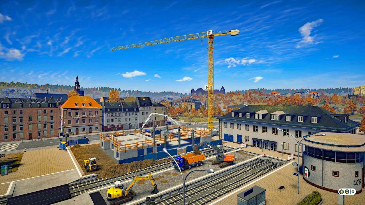 New Construction Simulator 2022 - Train Station Extension (3/4) - Germany Map 023 - Bau-Simulator
