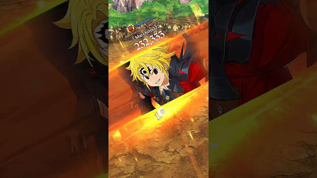 PVP CAOS #thesevendeadlysingrandcross #7ds #shorts #shortvideo #shortviral