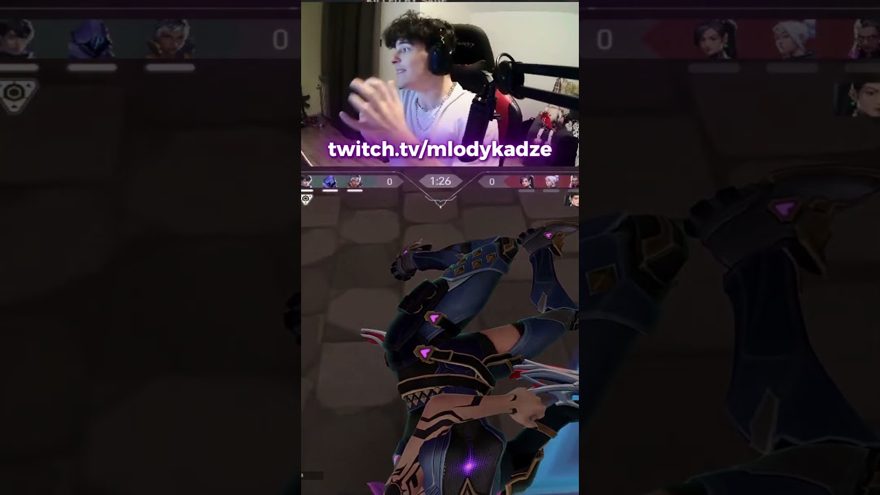Typowy RAGE w valorancie na strimku twitch.tv/mlodykadze  #twitchpolska #valorant #twitch #shorts