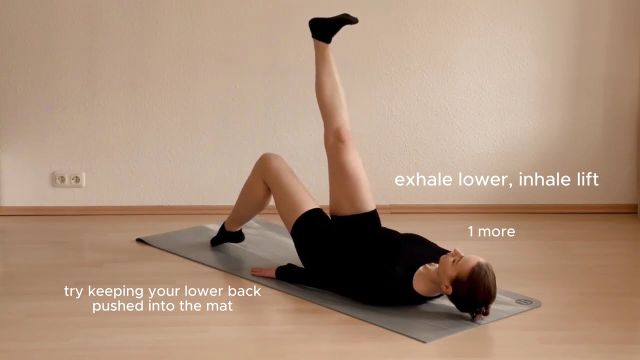 EASY 5 Minute Pilates Leg & Core Workout (for the beginner girlies) 🌷