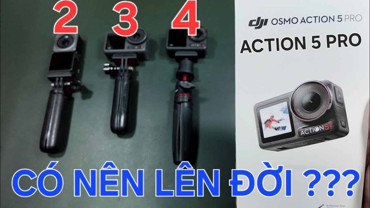 DJI OSMO ACTION 5 PRO - Có thực sự đáng để lên đời ???
