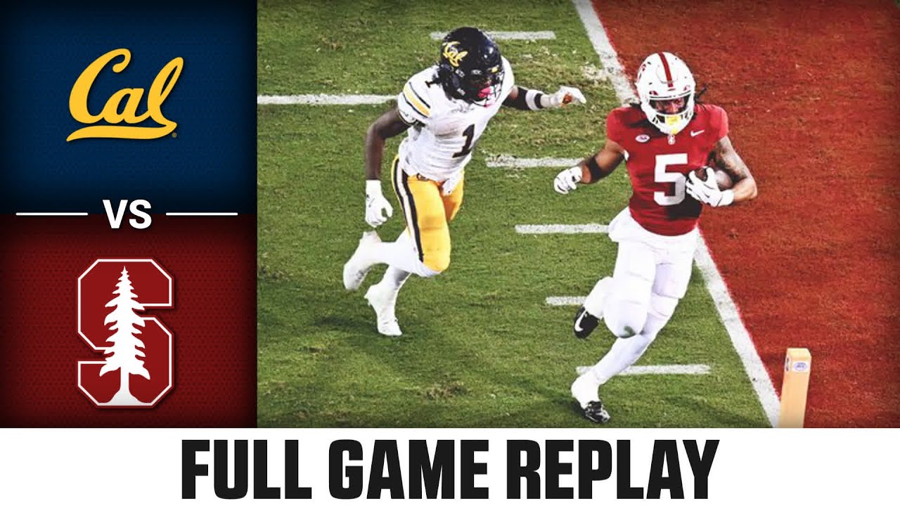 Cal vs. Stanford Full Game Replay | 2025 ACC Football