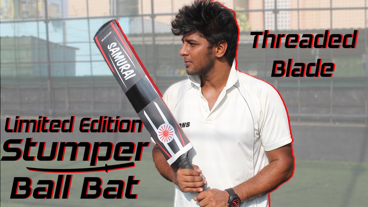 New Light Tennis Ball Bat (With Threaded Blade) | GR8 Samurai | Nothing But Cricket